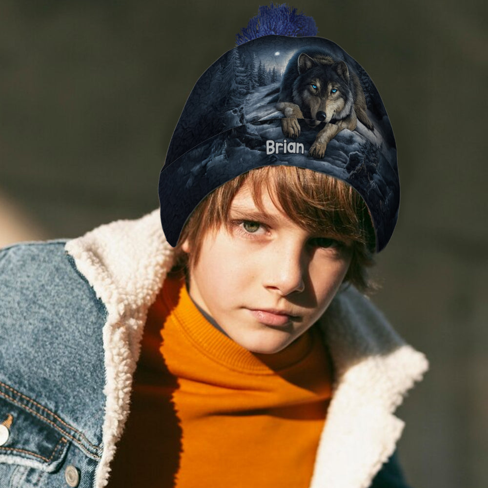 Loup Fort - Bonnet Loup Personnalisé