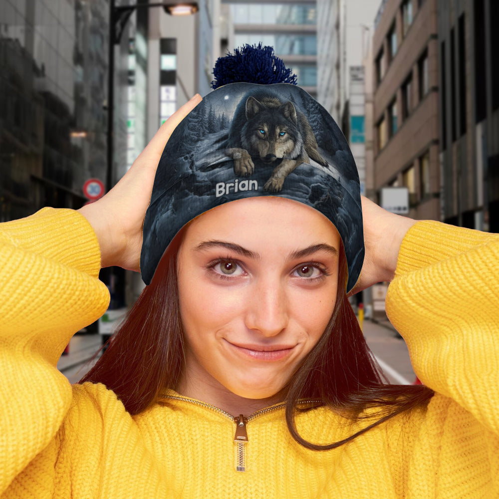 Loup Fort - Bonnet Loup Personnalisé