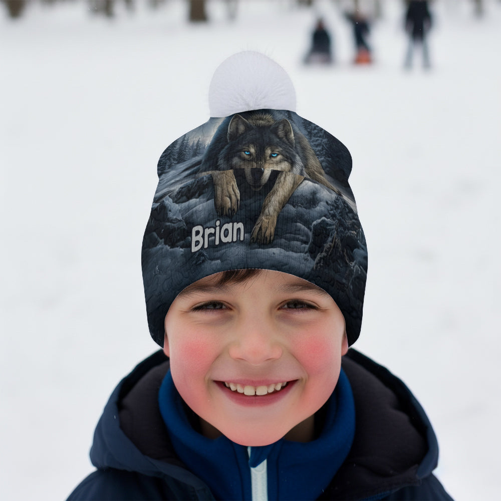 Loup Fort - Bonnet Loup Personnalisé