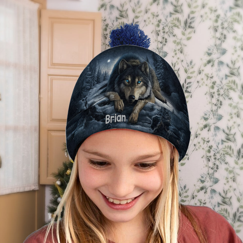 Loup Fort - Bonnet Loup Personnalisé