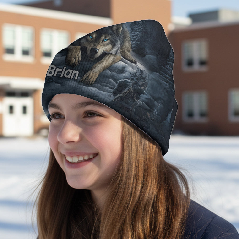 Loup Fort - Bonnet Loup Personnalisé