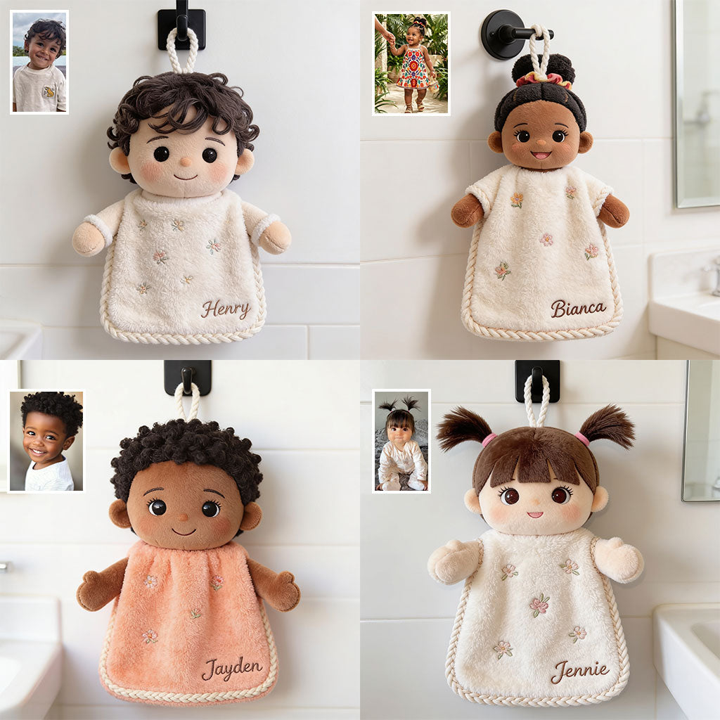 Hug Me - Personalized Kid Hand Towel
