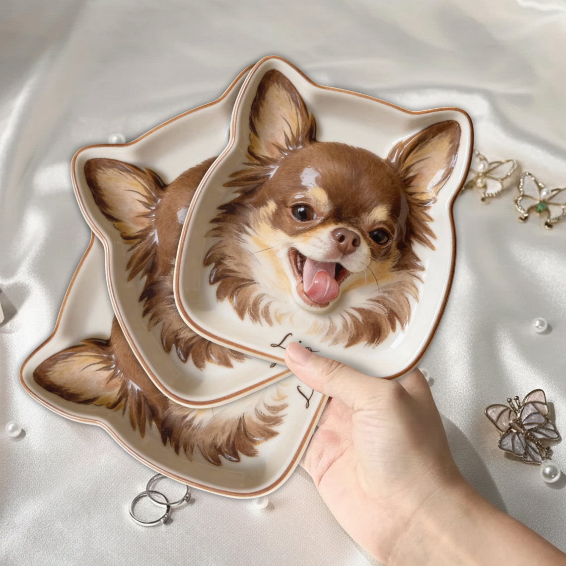 Custom Any Pet Photo - Personalized Dog Catch-All Tray