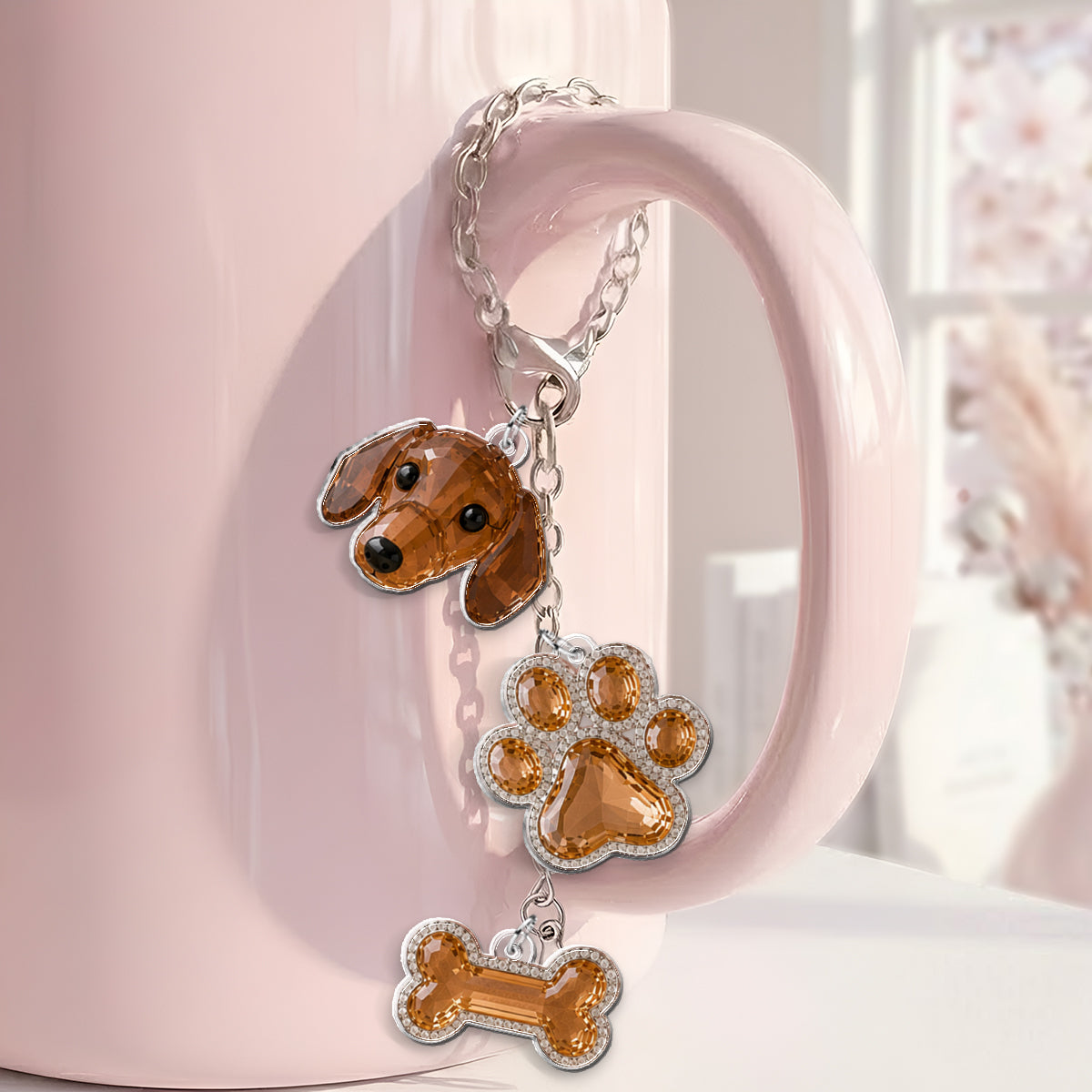 Porte-clés personnalisés pour animaux - Charms suspendus personnalisés
