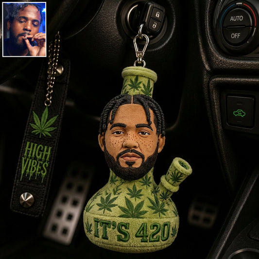 Cadeau Drôle 420 - Porte-clés en Peluche Personnalisé