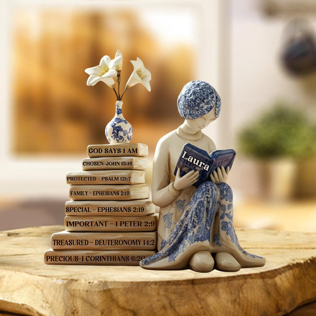 Dieu dit que je suis - Plaque acrylique chrétienne personnalisée en forme sur mesure