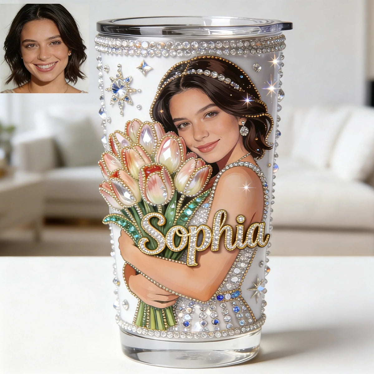 Tasse Personnalisée Photo - Tumbler Autonome de Self Love