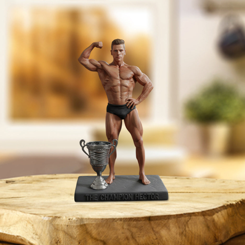 Plaque acrylique personnalisée à partir de n'importe quelle photo - Plaque de fitness personnalisée en acrylique sur mesure