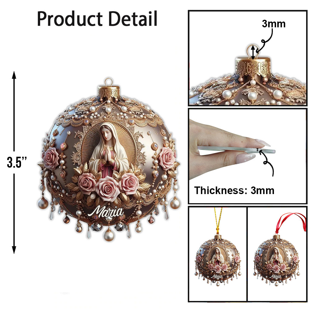 Believe - Personalized Christian Ornament