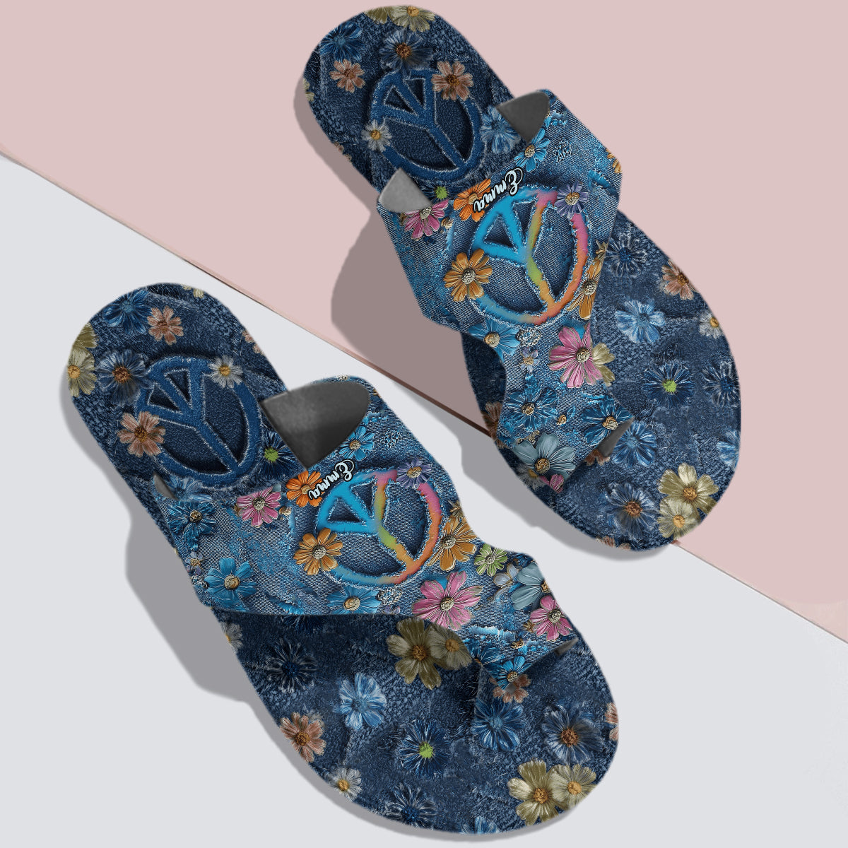 Hippie Soul - Sandales hippies personnalisées à bout ouvert