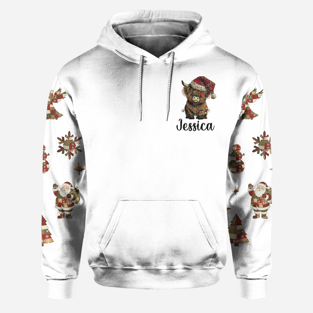 Cute Hightland Cow - Personalized Highland Cow Hoodie and Leggings