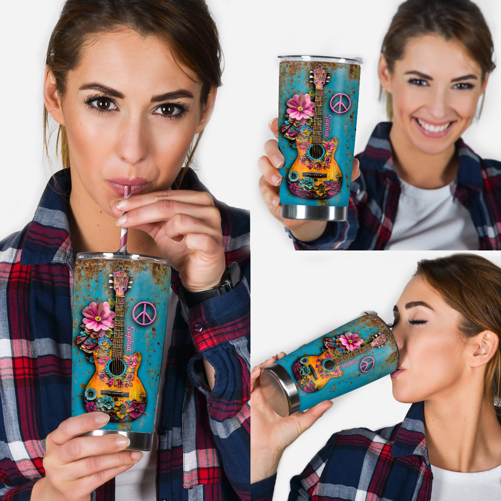 Hippie Soul - Personalized Hippie Tumbler