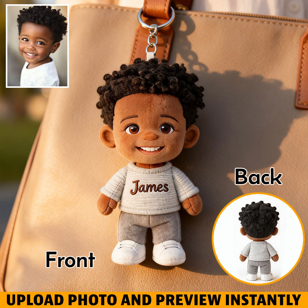 Mini Moi - Porte-clés en peluche personnalisé pour enfants