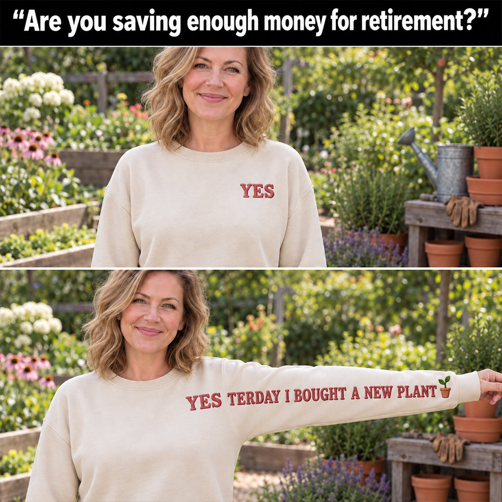 Hier, j'ai acheté une nouvelle plante - Chemise de jardinage personnalisée