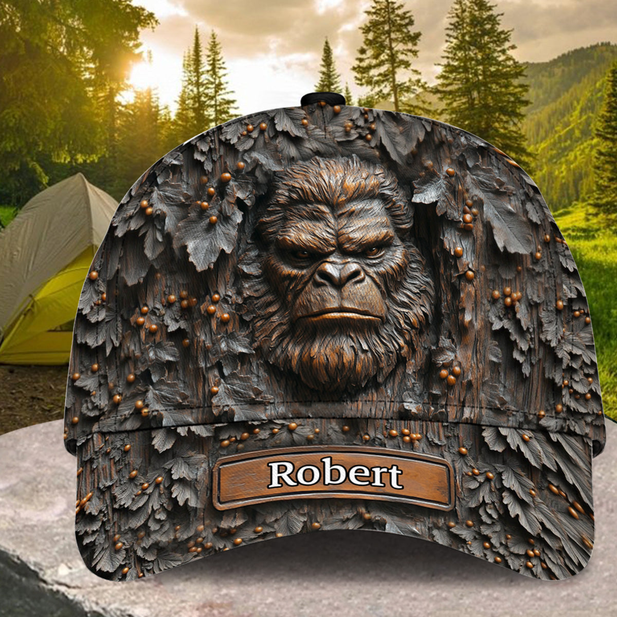 Sasquatch - Personalized Camping Classic Cap