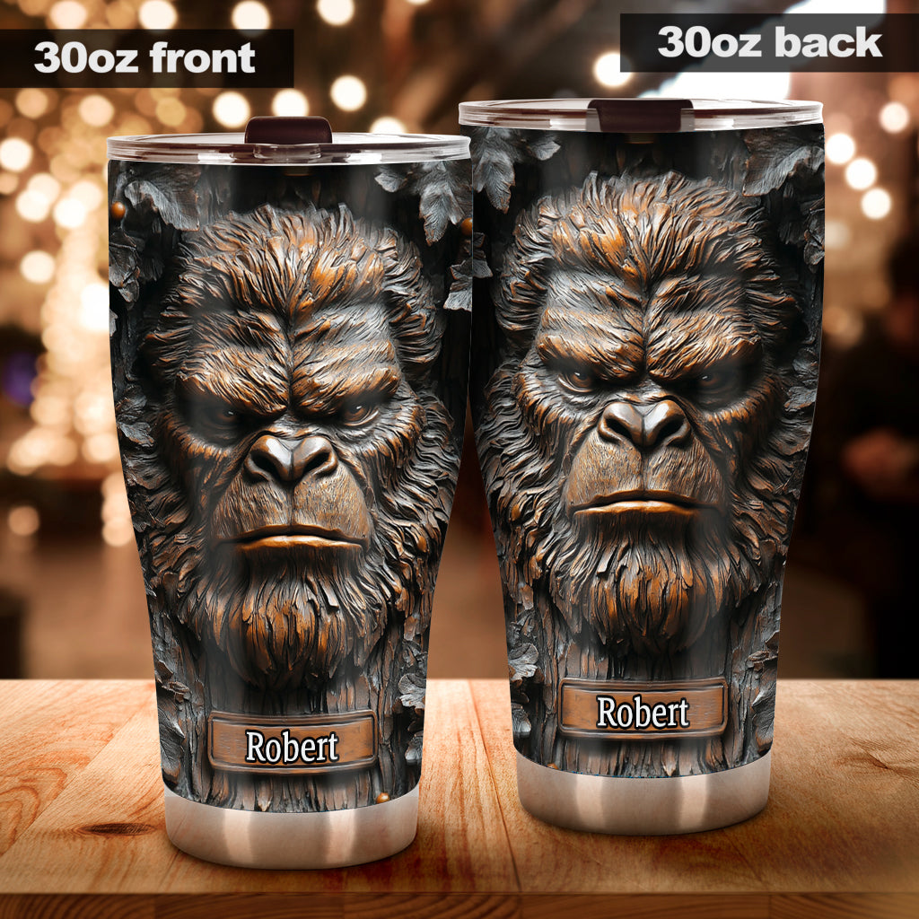 Sasquatch - Personalized Camping Tumbler