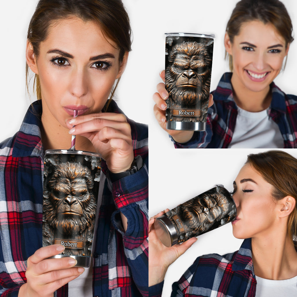 Sasquatch - Personalized Camping Tumbler
