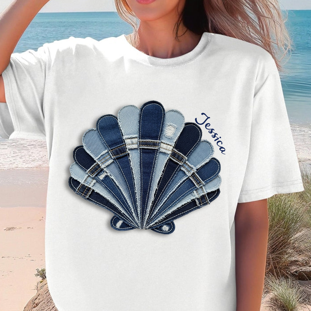 La mer bleue vous attend - T-shirt et sweat à capuche personnalisés pour les amoureux de la mer