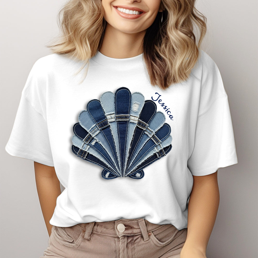 La mer bleue vous attend - T-shirt et sweat à capuche personnalisés pour les amoureux de la mer