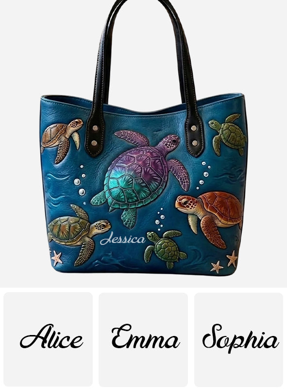 Tortues d'Amour - Sac Tote Personnalisé