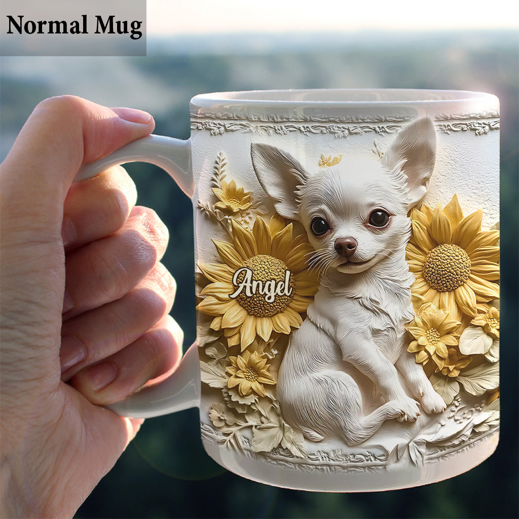 Adorable chihuahua - Mug personnalisé pour chien