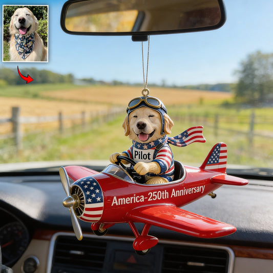 Joyeux Anniversaire - Ornement de Voiture Personnalisé pour Chien