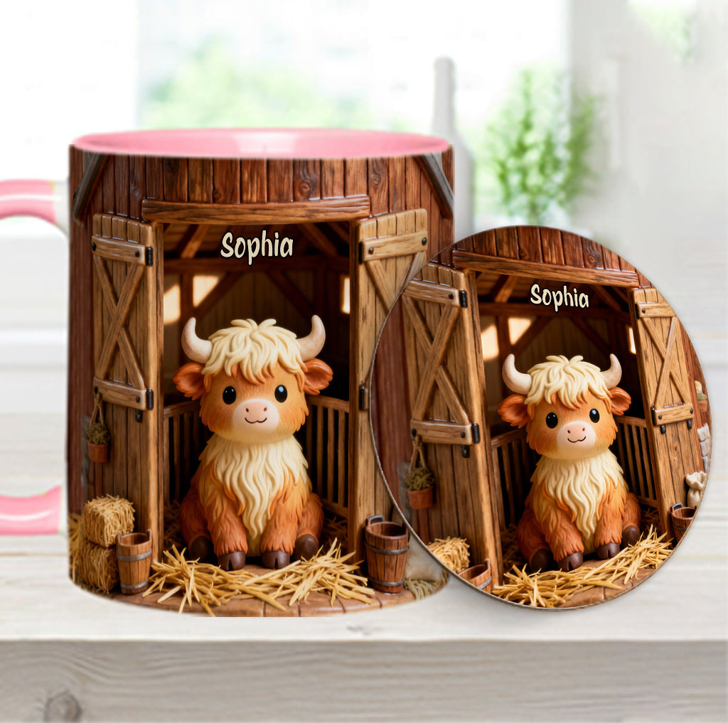 Mug personnalisé « Vache des Highlands » - Mignonne Vache Highland