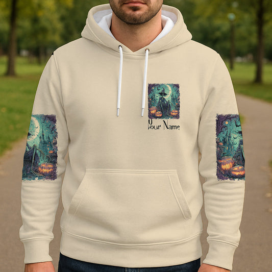 Town Of Halloween - Personalized Witch All Over Shirt