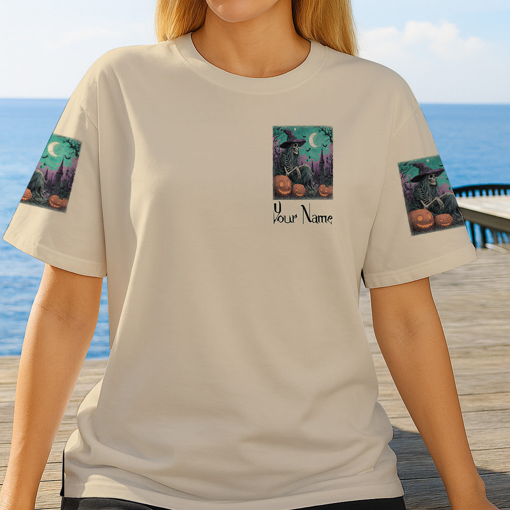 Town Of Halloween - Personalized Witch All Over Shirt