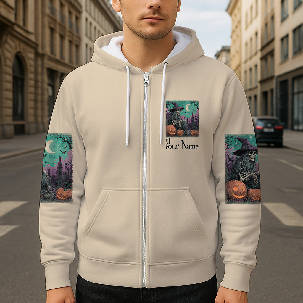 Town Of Halloween - Personalized Witch All Over Shirt