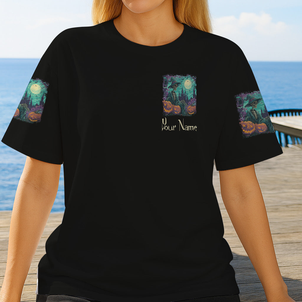 Town Of Halloween - Personalized Witch All Over Shirt