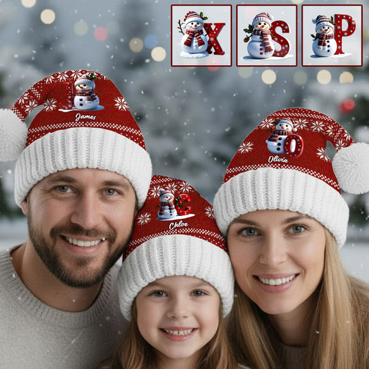 Joyeux Noël - Chapeau de Père Noël personnalisé pour toute la famille