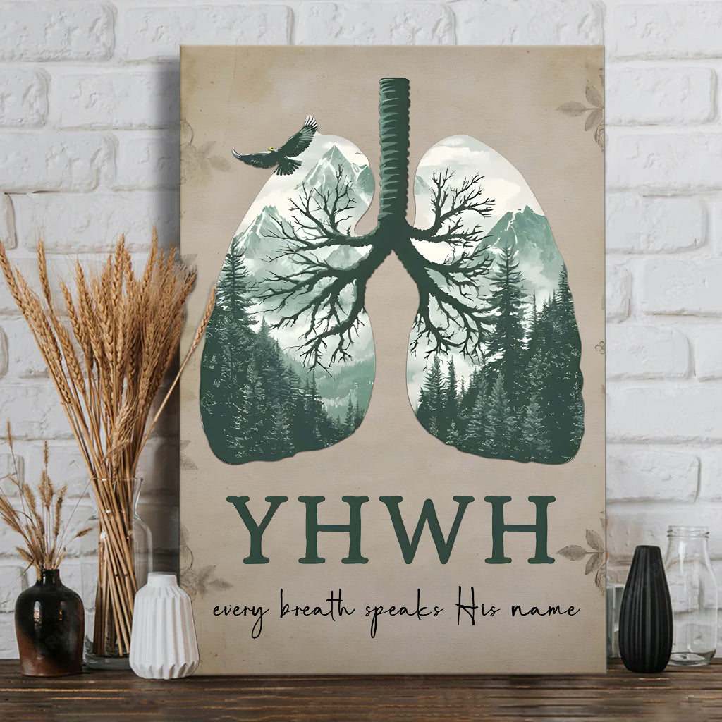 YHWH Speaks His Name - Christian Canvas And Poster