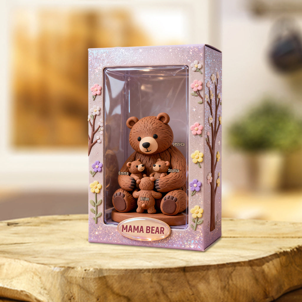 Cadeau idéal pour maman ou grand-mère - Plaque acrylique personnalisée « Mère » en forme de carte de vœux
