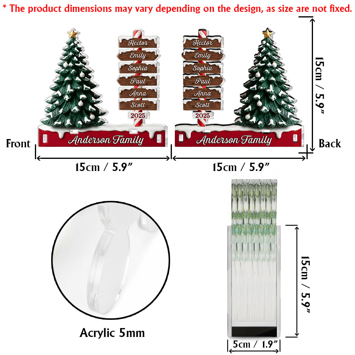 Merry Christmas Gift For Family - Personalized Family Paper Towel Holder