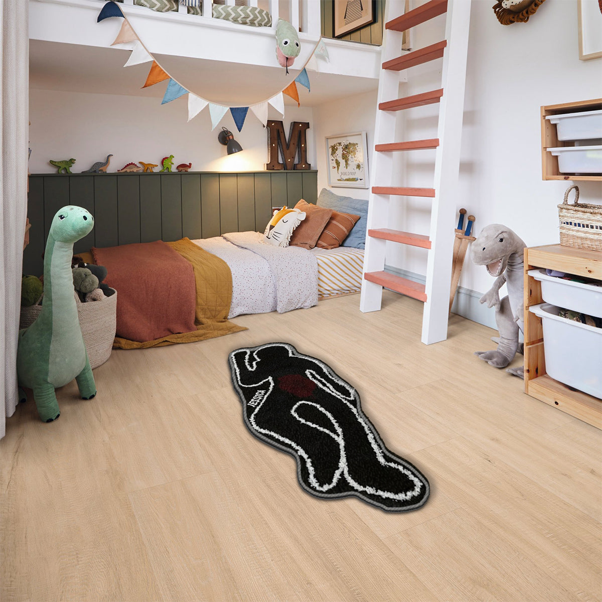 True Crime Era - Tapis touffeté antidérapant personnalisé True Crime