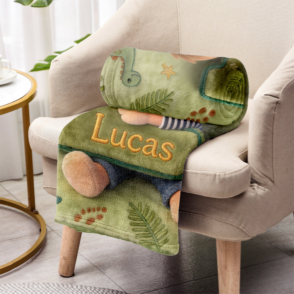 Je t'aime bébé - Couverture enfant personnalisée