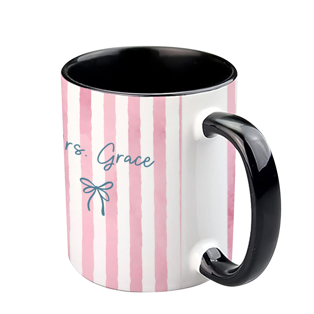 Back To School Gift for Teacher - Personalized Teacher Accent Mug