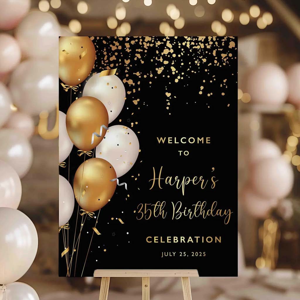 Happy Birthday - Personalized Birthday Canvas And Poster
