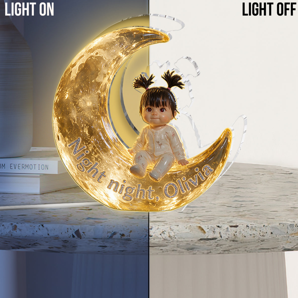 Good Night - Personalized Kid Acrylic LED Night Light
