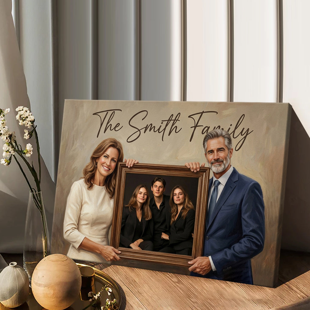 Générations Familiales - Toile et Affiche Personnalisées