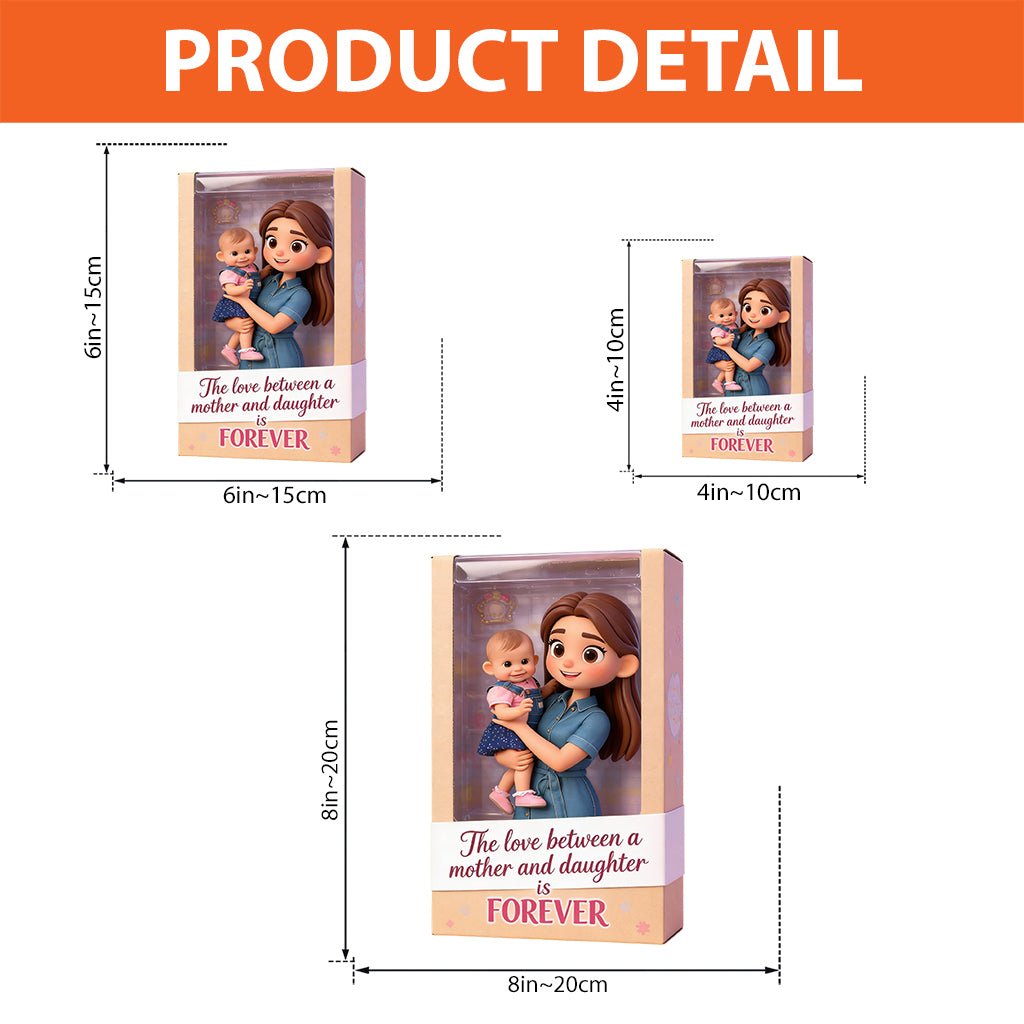 Mother And Daughter - Personalized Mother Custom Shaped Acrylic Plaque