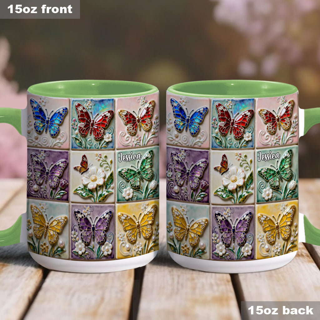 Mug personnalisé « J’adore les papillons »