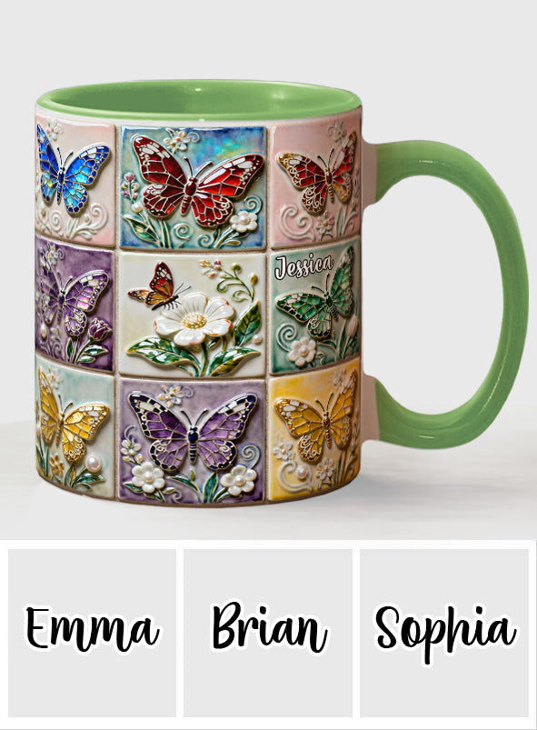 Mug personnalisé « J’adore les papillons »