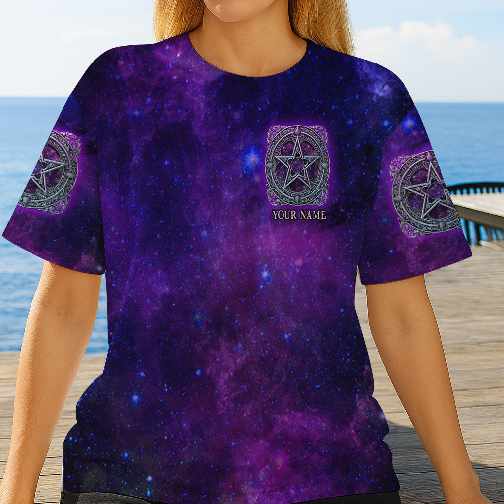 T-shirt personnalisé avec symbole de sorcière - T-shirt intégral sorcière