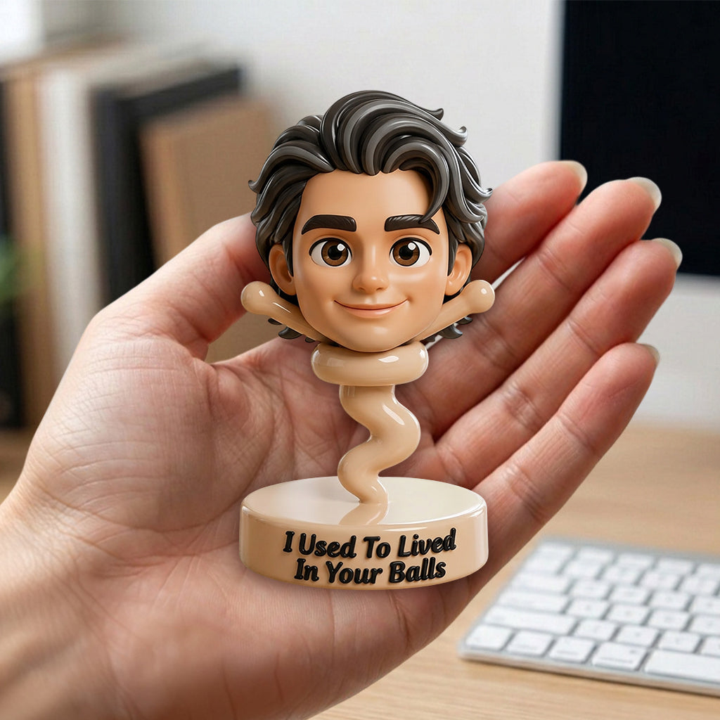 Toute photo utilisée pour vivre dans vos boules Cadeau amusant pour papa - Figurine 3D personnalisée