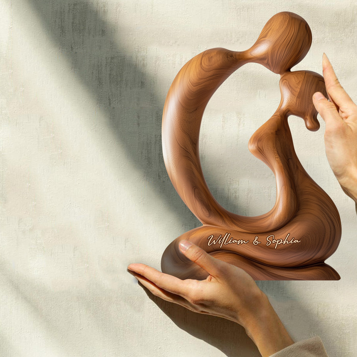 You And Me We Got This - Personalized Couple Custom Shaped Wood Plaque