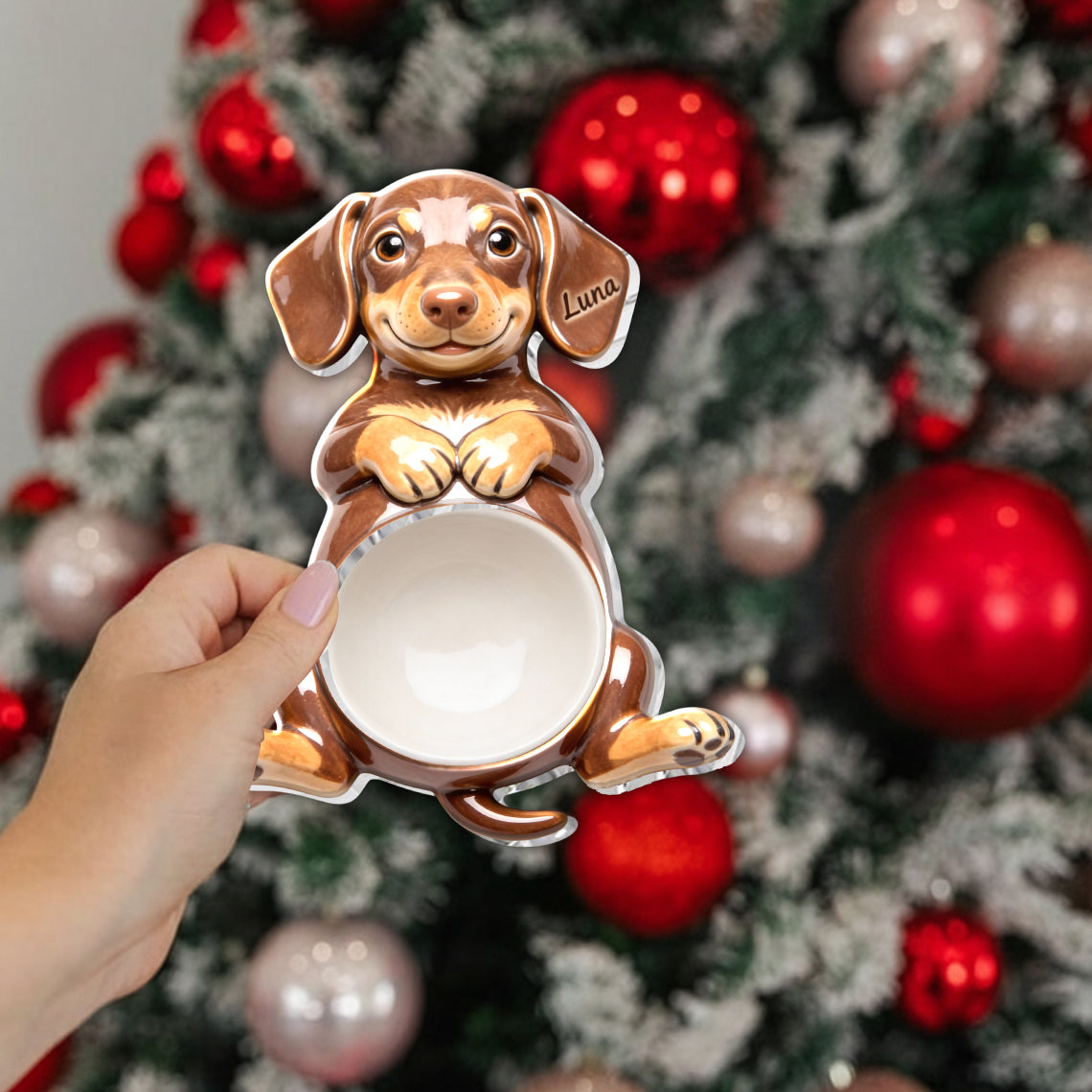 Plateau de rangement personnalisé pour chien, à partir de n'importe quelle photo