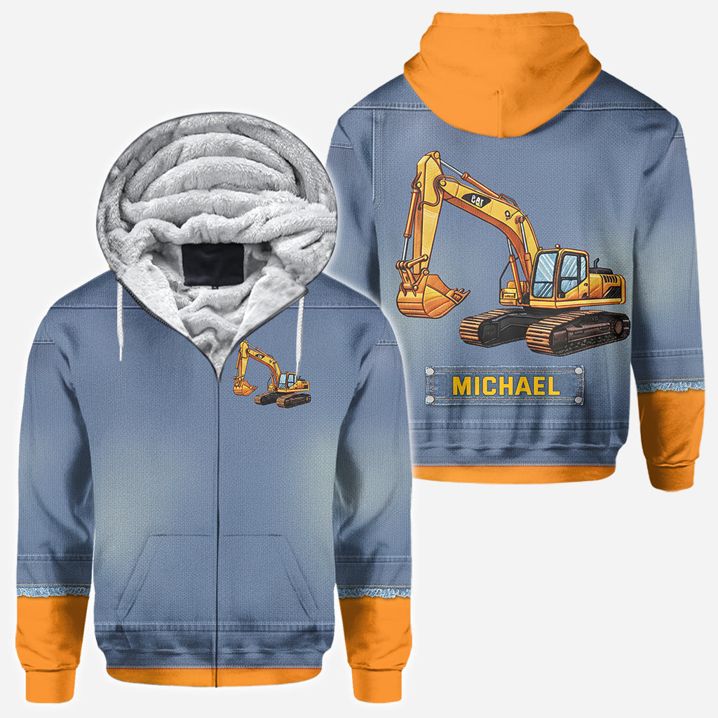 Machines de construction - T-shirt enfant personnalisé