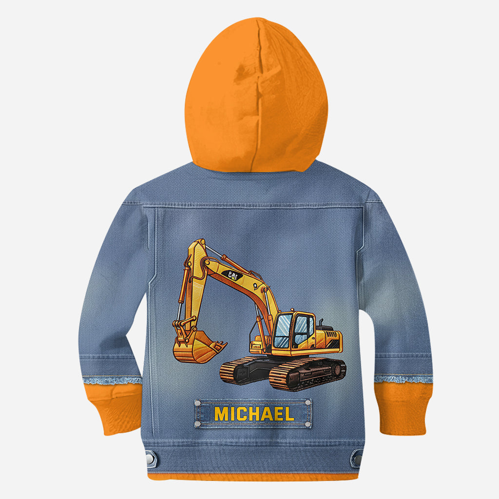 Machines de construction - T-shirt enfant personnalisé